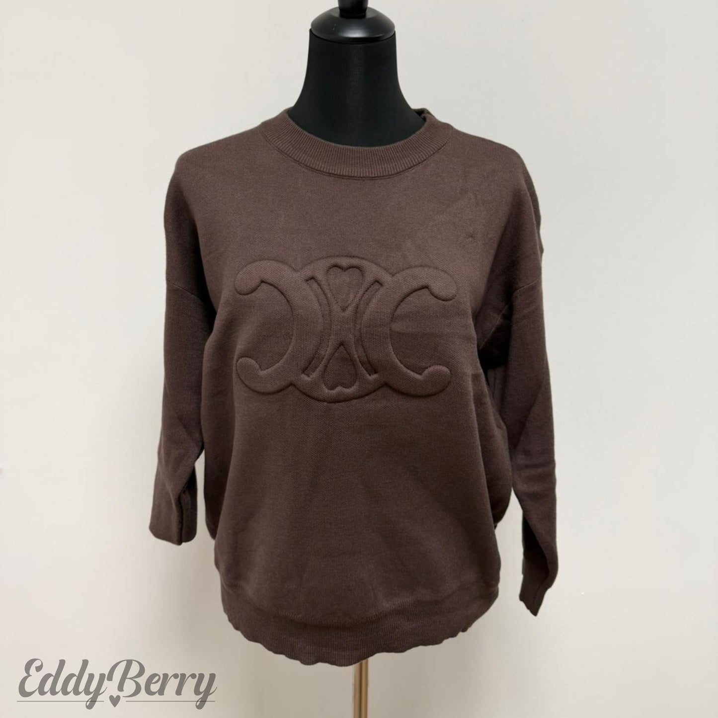 Sweatshirt mit 3D-Applikation | Größe S/M | MEETS Liveverkauf