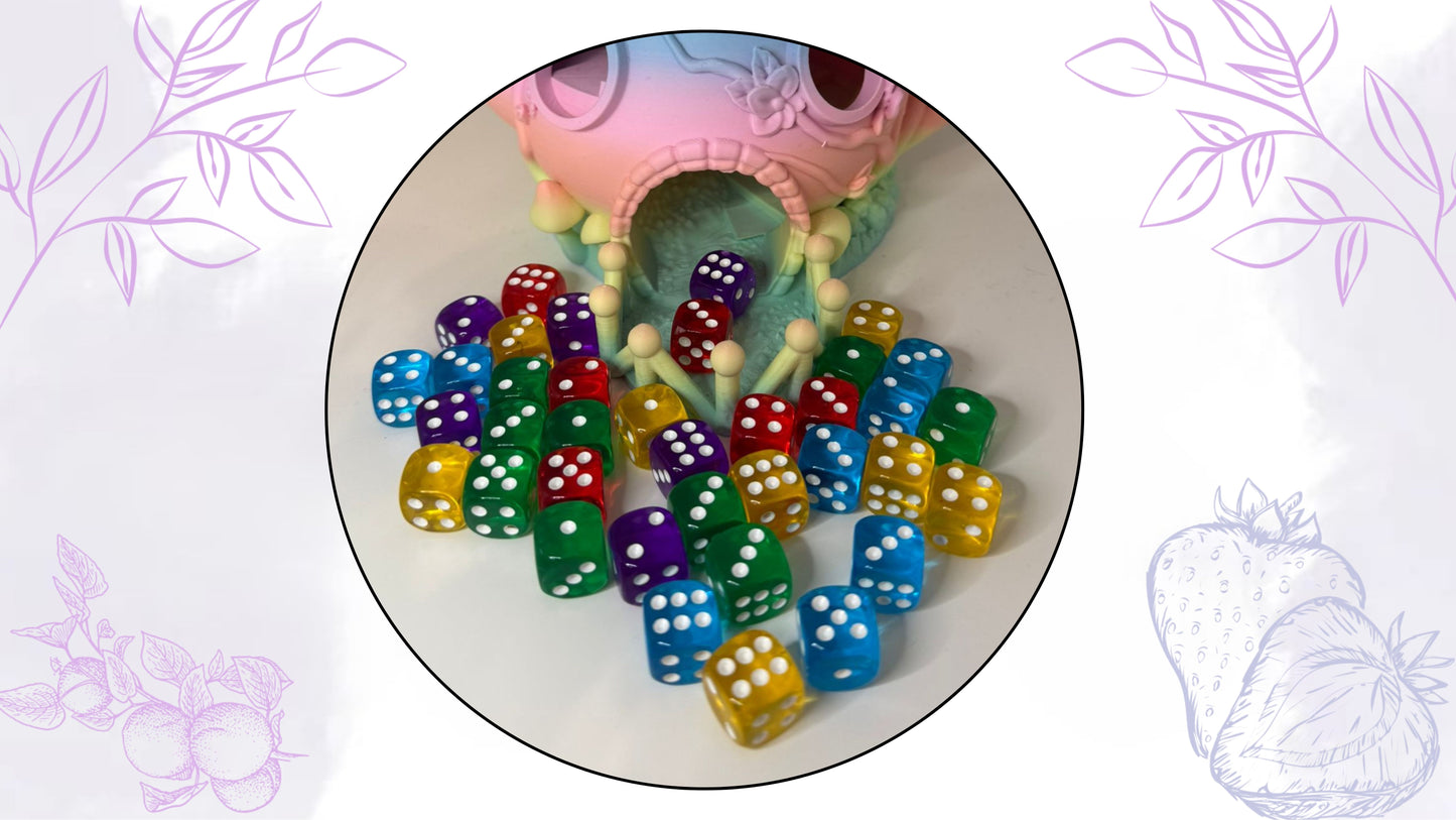 6er Würfel Bunt