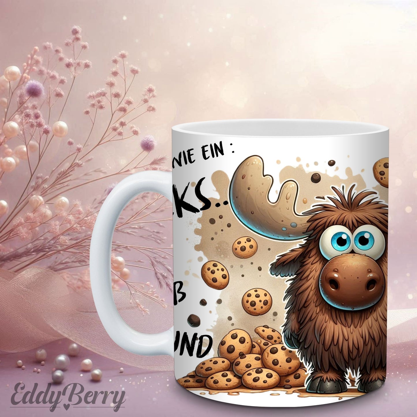 Tasse „Sei wie ein Keks“