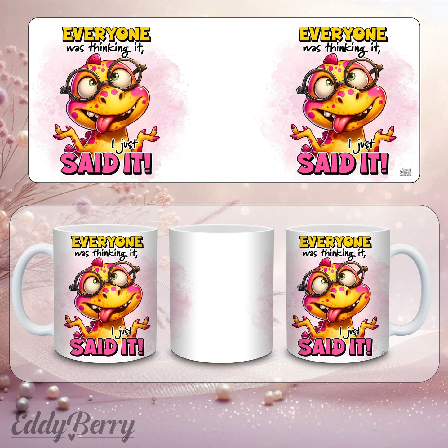 Tasse - Dino (Pink)