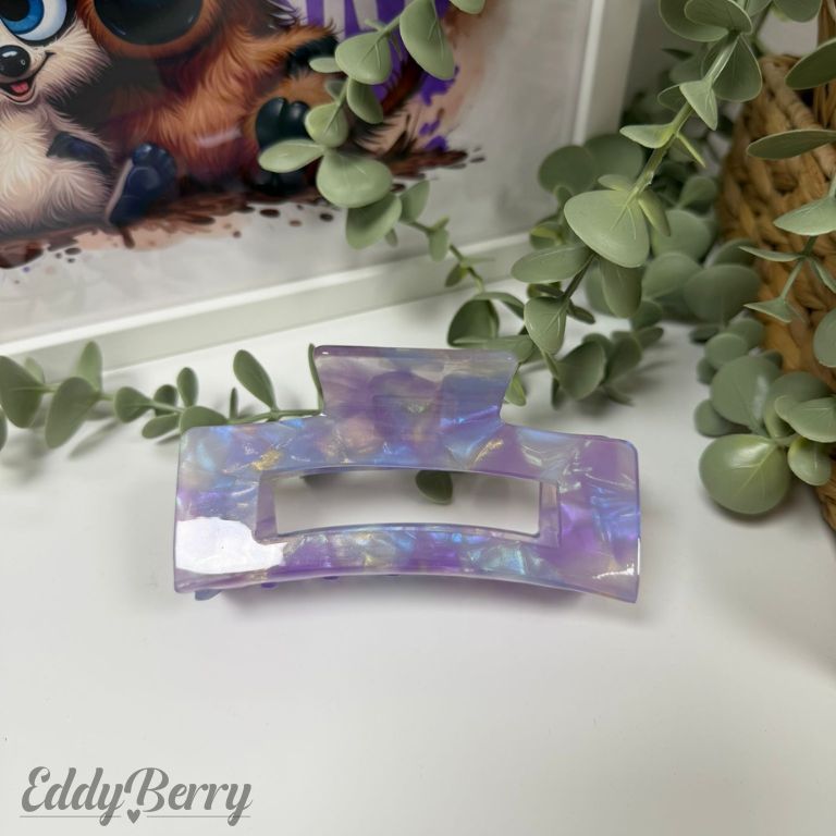 Haarclip Lila-Perlmutt Optik | 10 cm | MEETS Liveverkauf