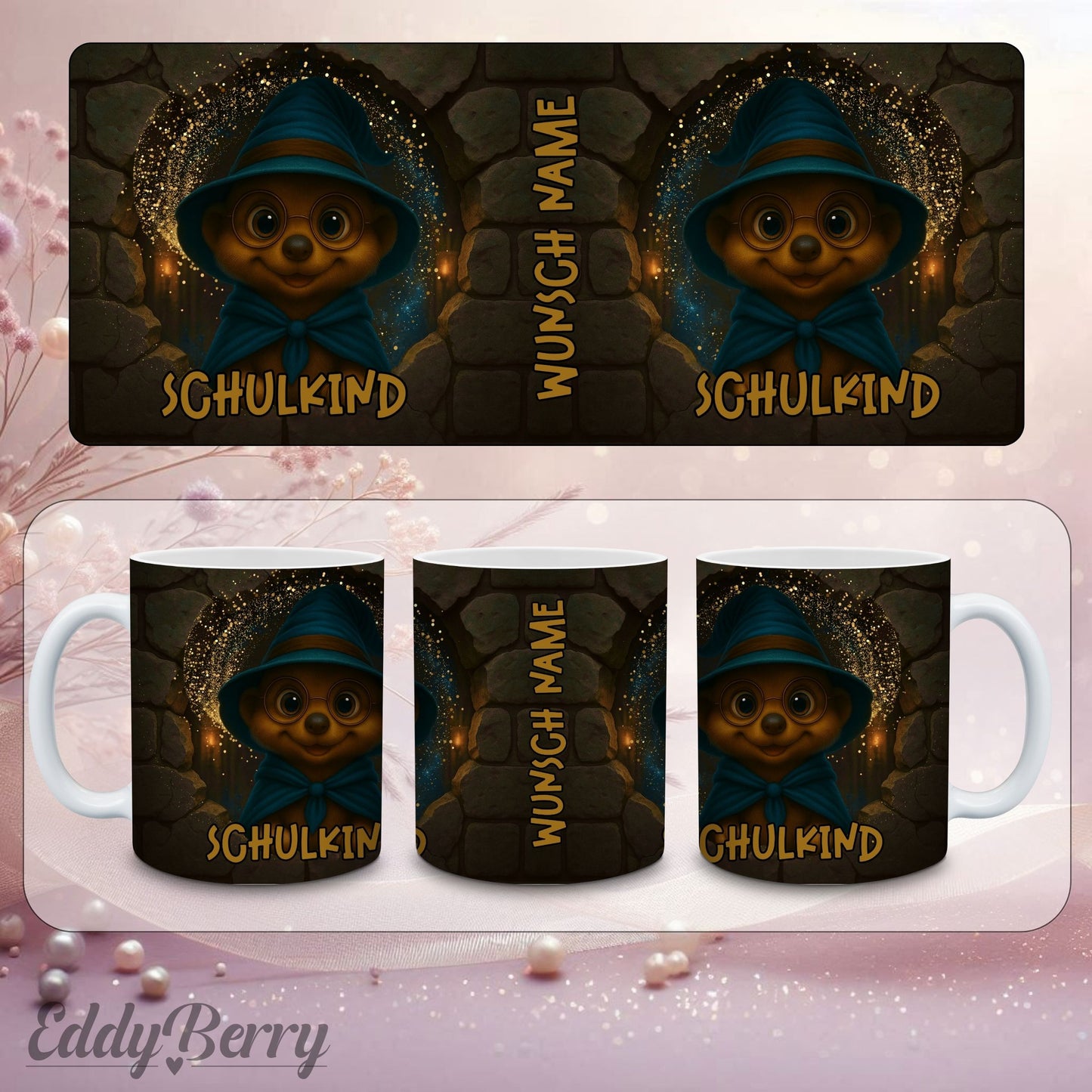 Tasse - Zauber Eddy - Einschulung