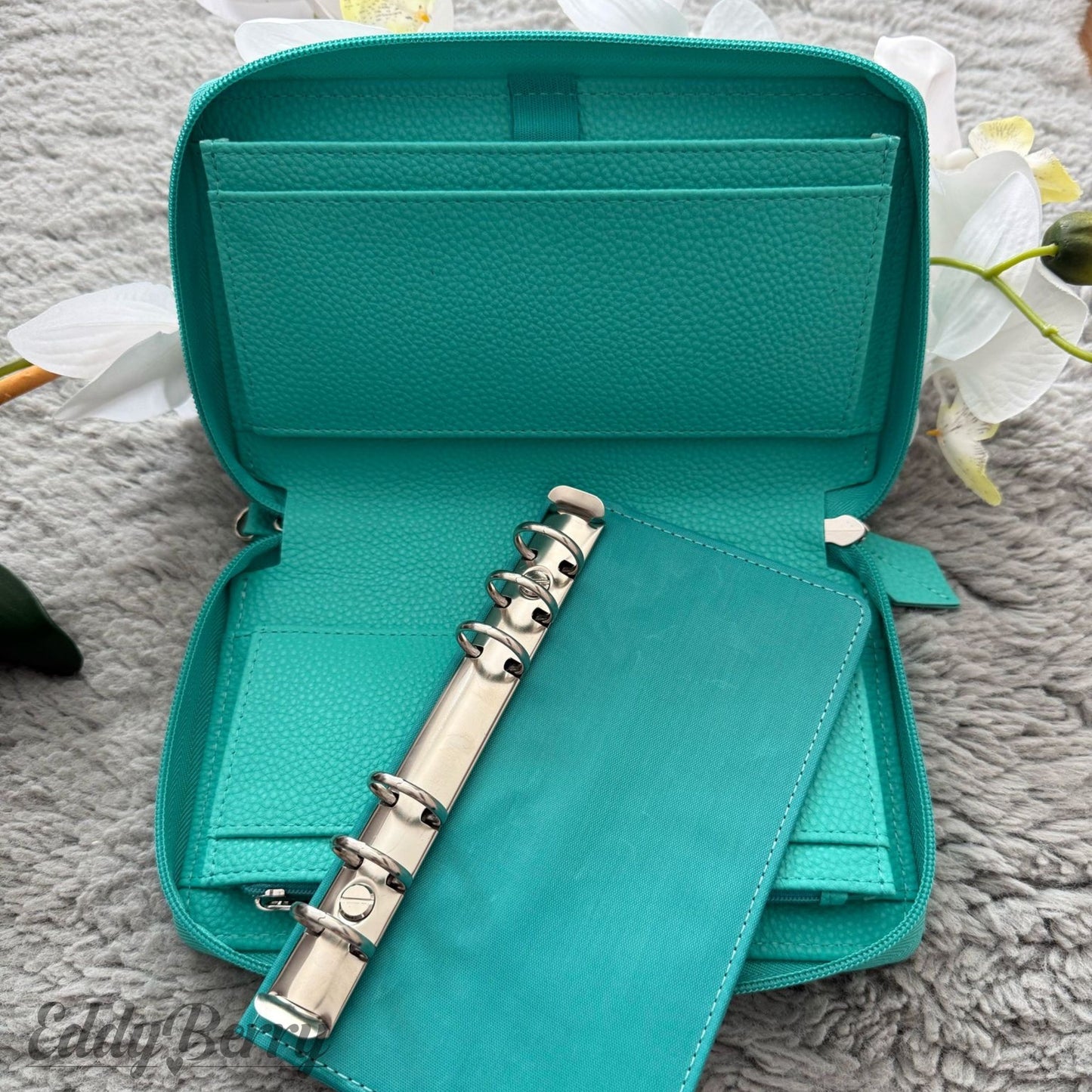 Mykonos (Türkis) - Portmonee Binder A6 (B - WARE)