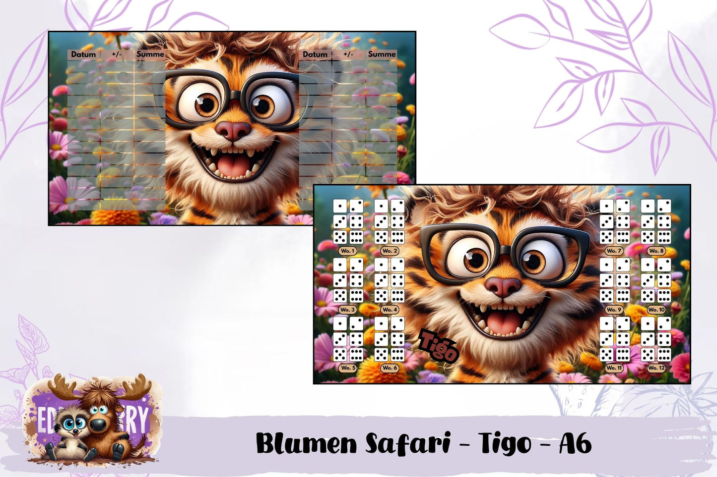 Blumen Safari – Würfelspaß mit Tigo!