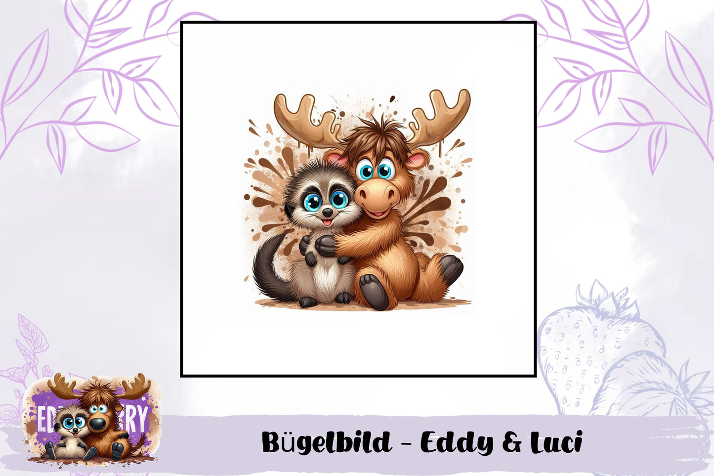 Bügelbild - Eddy & Luci