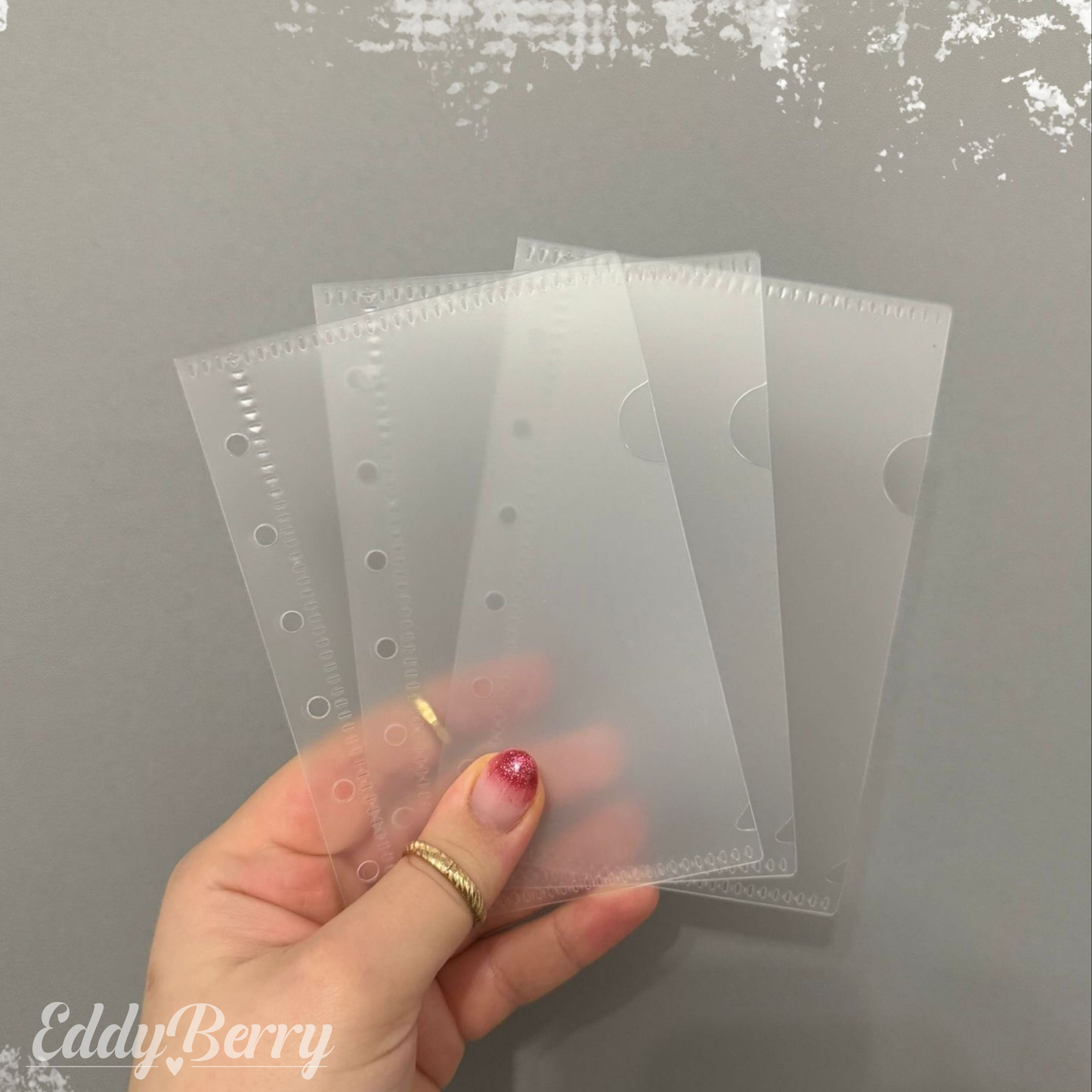 Hüllen Zipperlose Folien für A7 Binder – Perfekt für Challenges