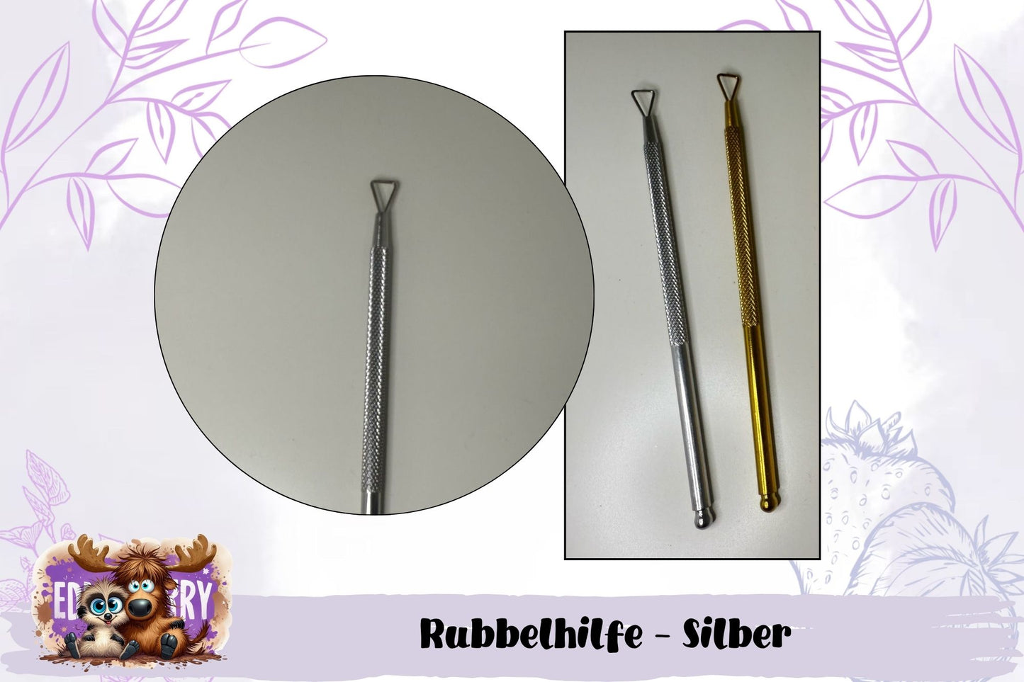 Rubbelhilfe - Silber