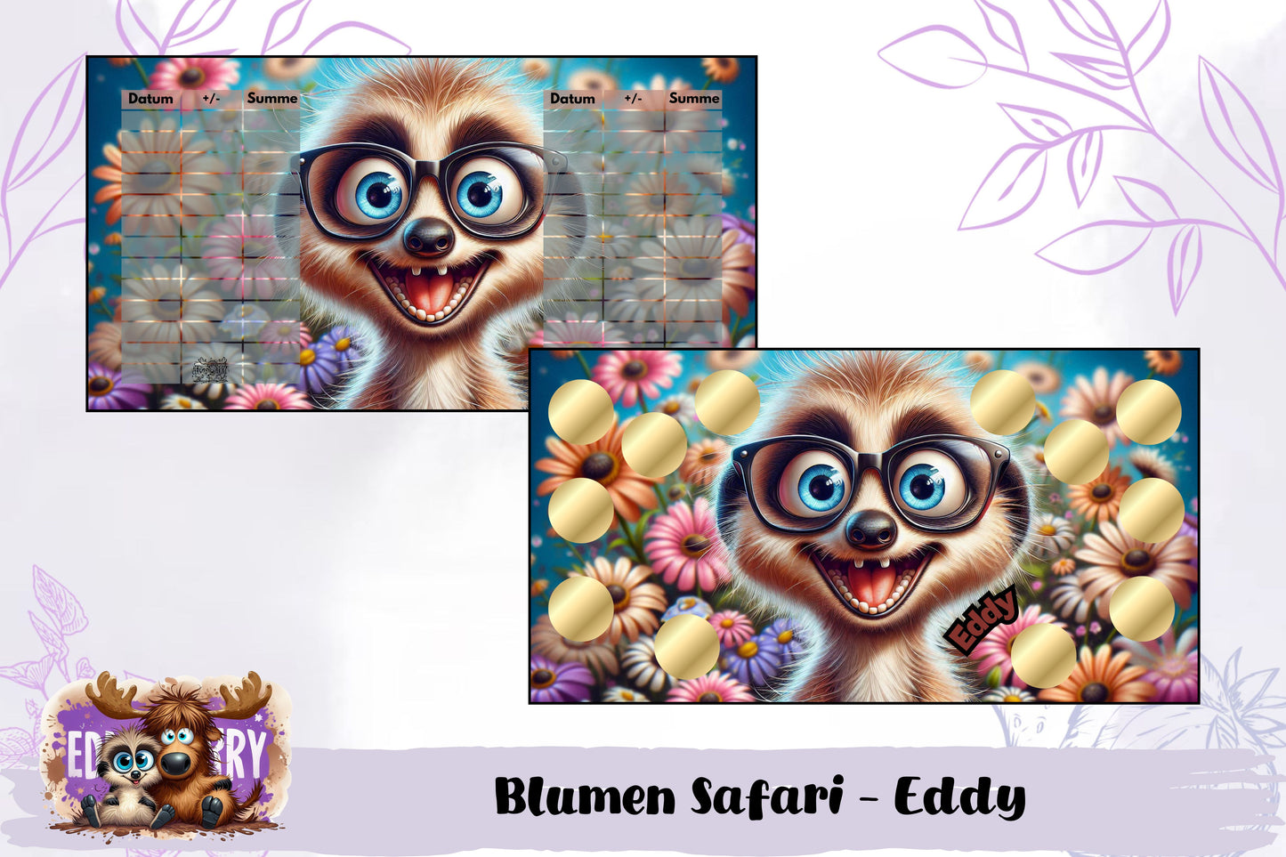 Blumen Safari – Sparen mit Eddy