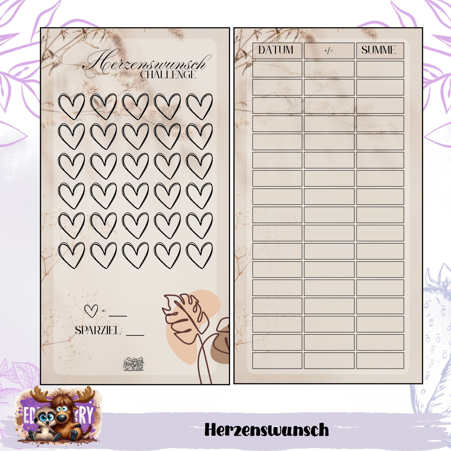 Herzenswunsch - Beige - A6