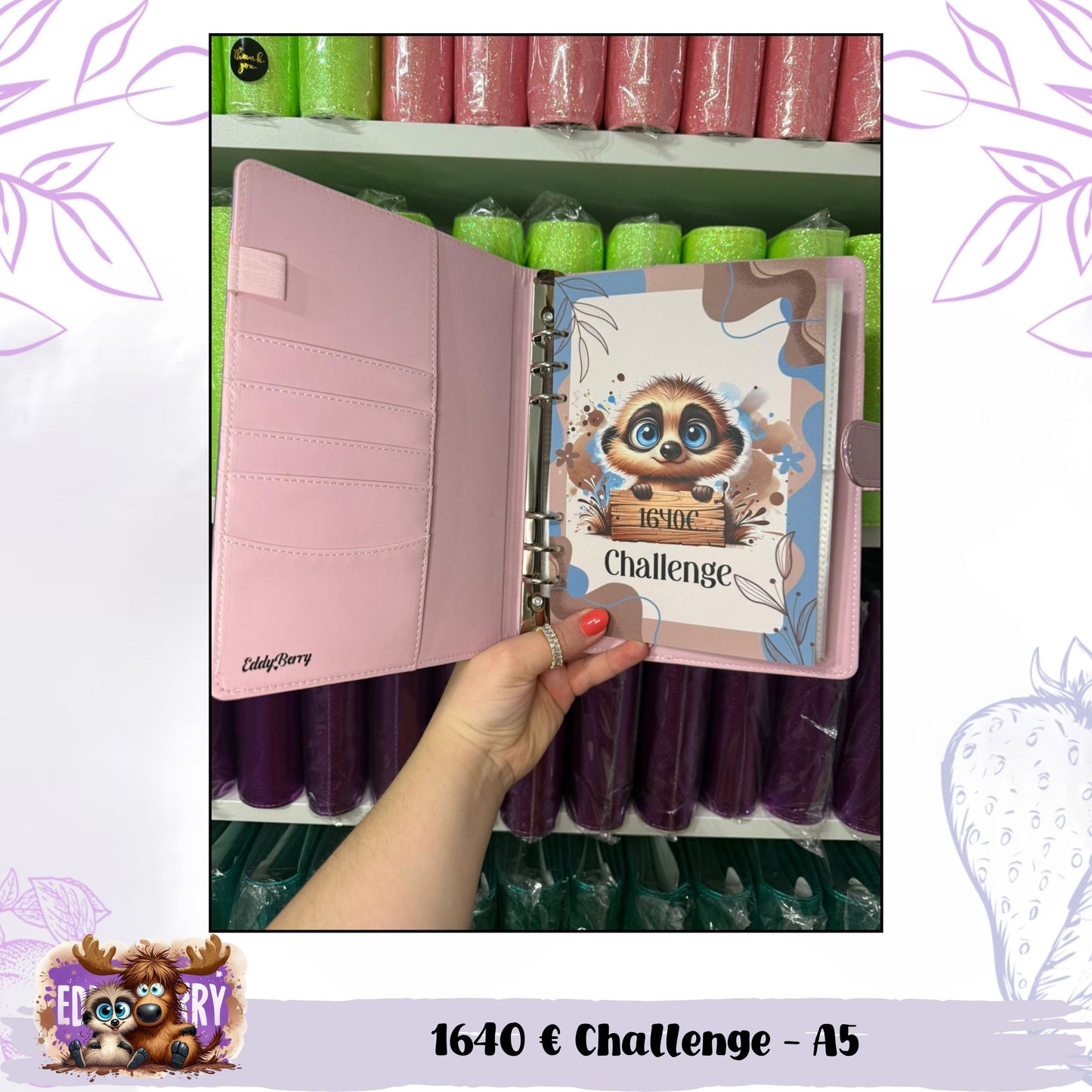 1640 € Challenge mit Eddy – Dein Sparziel auf süße Weise erreichen!
