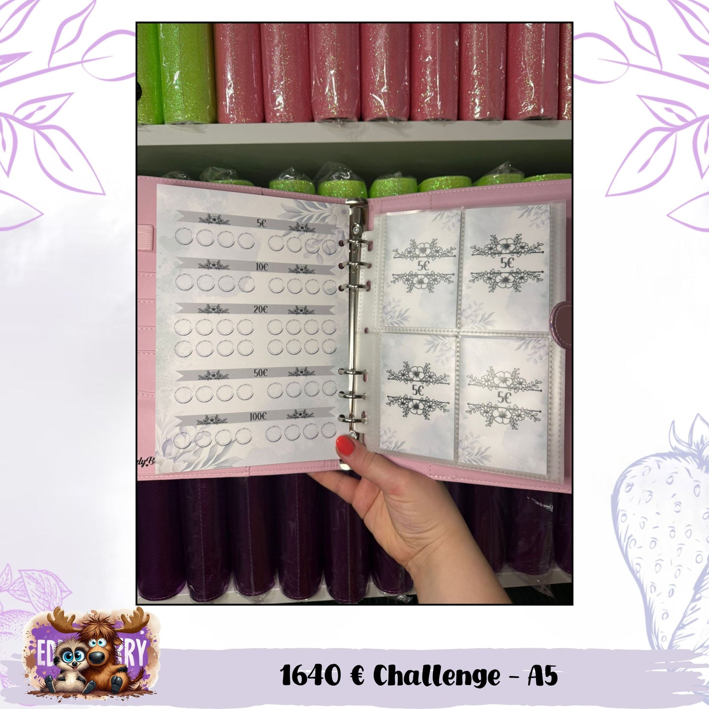 1640 € Spar-Challenge – Schlicht & stilvoll mit Blumen-Design