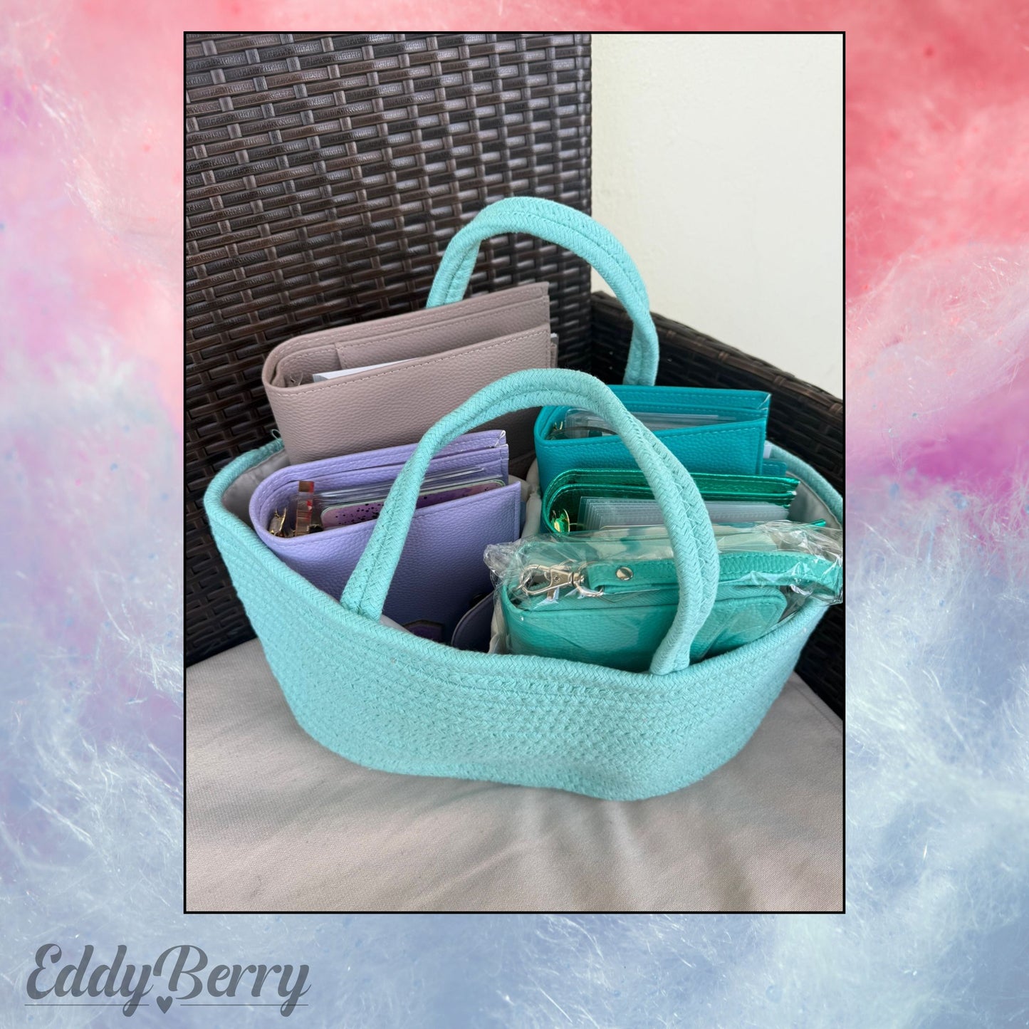 Aufbewahrungstasche „Minty Breeze“ – Frische Ordnung mit Stil