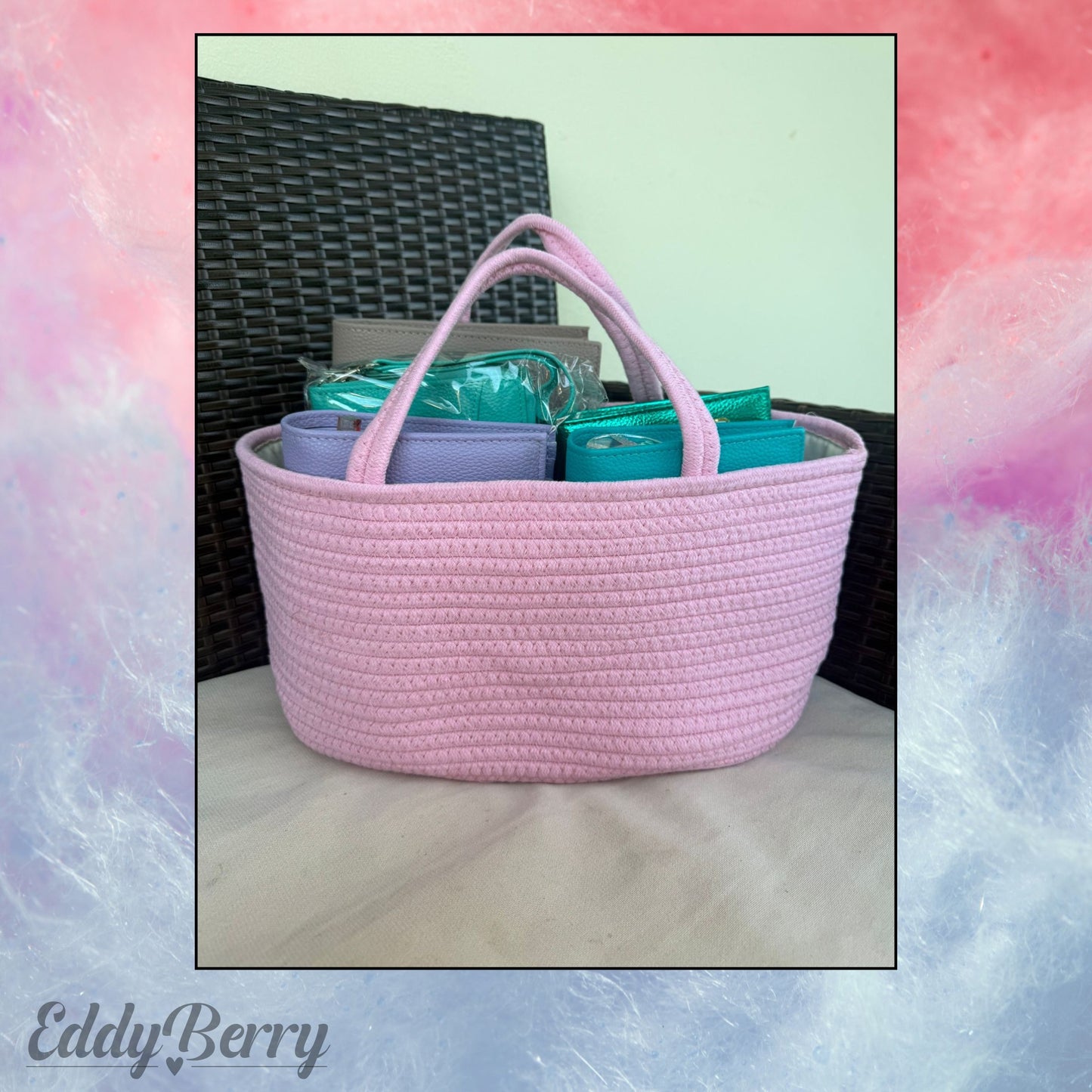 Aufbewahrungstasche „Berry Basket“ – Ordnungswunder in Rosa