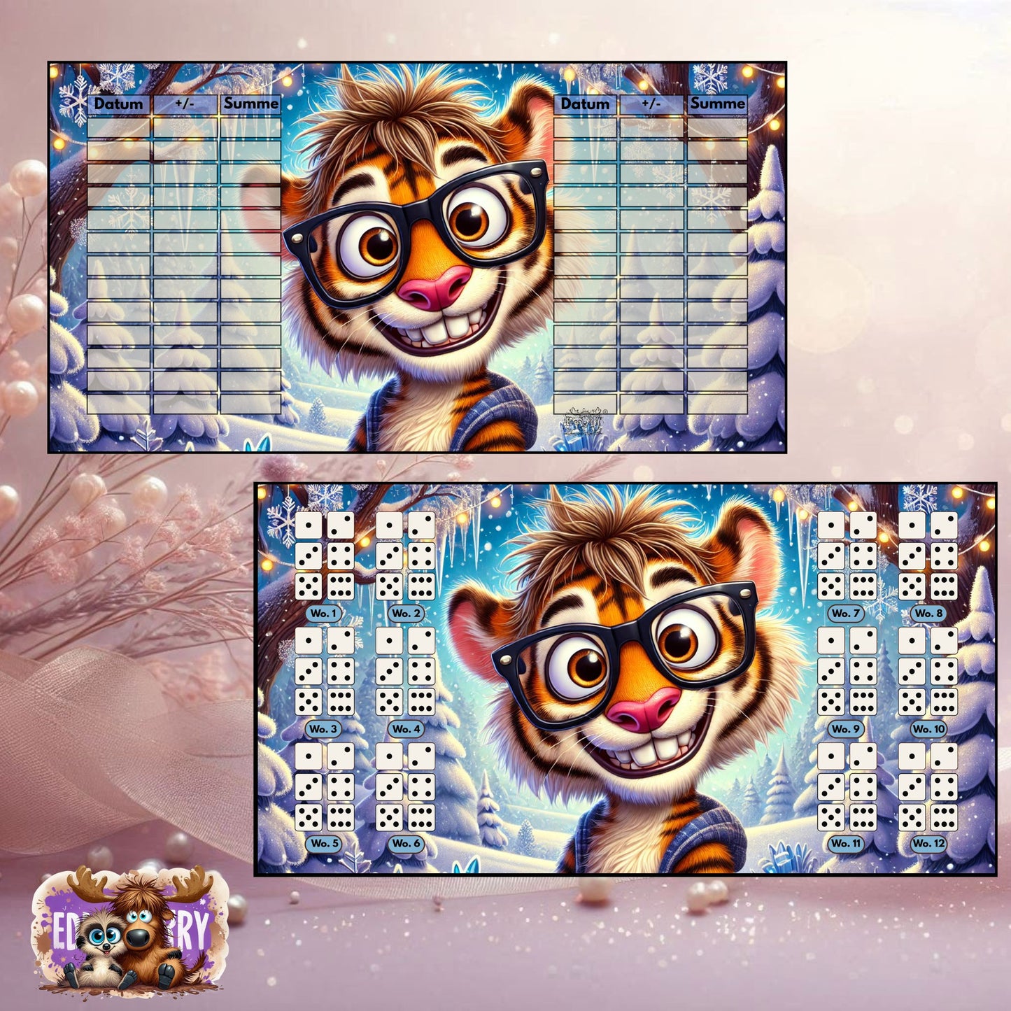 Winter Safari – Tiger | A6-Challenge | EddyBerry® Design
