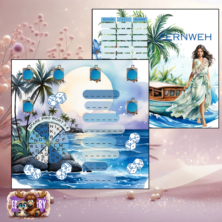 Fernweh | A6 Klappkarte | EddyBerry® Design