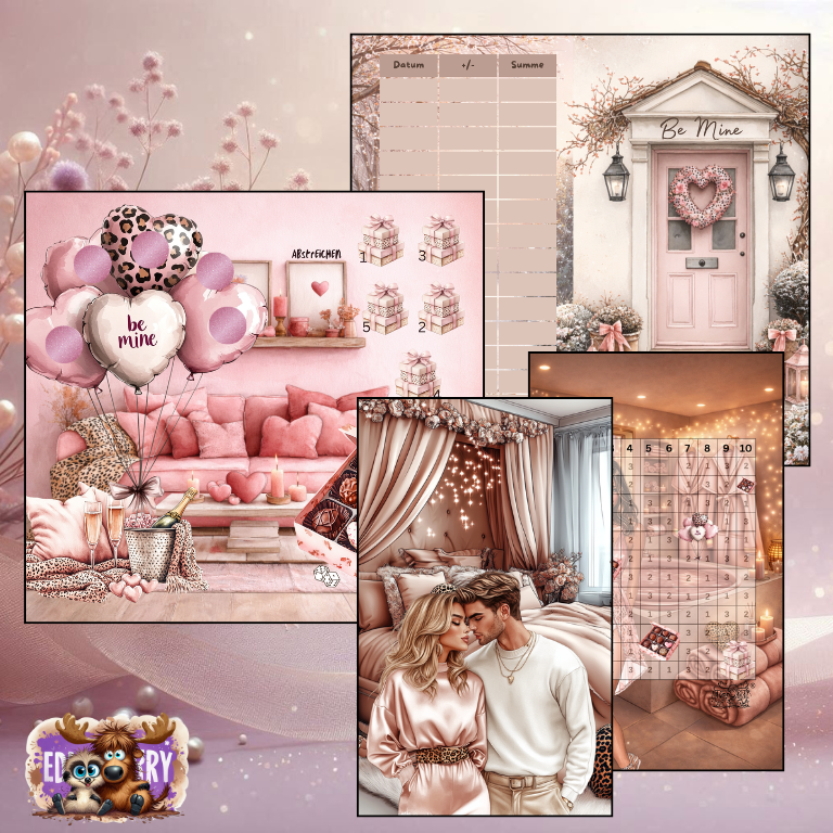 Be Mine | A6 Klappkarte + Trennblatt | EddyBerry® Design