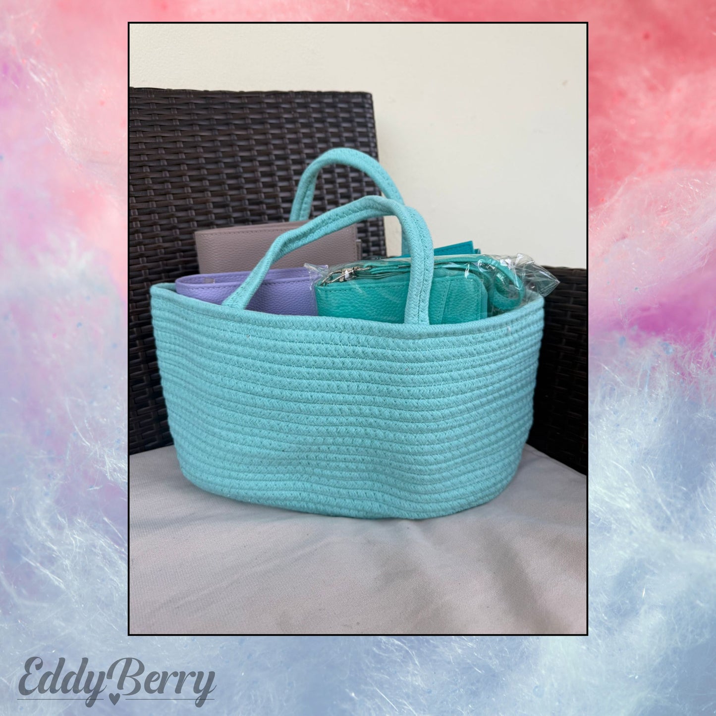 Aufbewahrungstasche „Minty Breeze“ – Frische Ordnung mit Stil