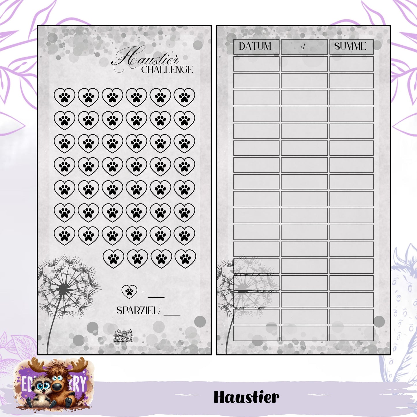 Haustier - Grau - A6