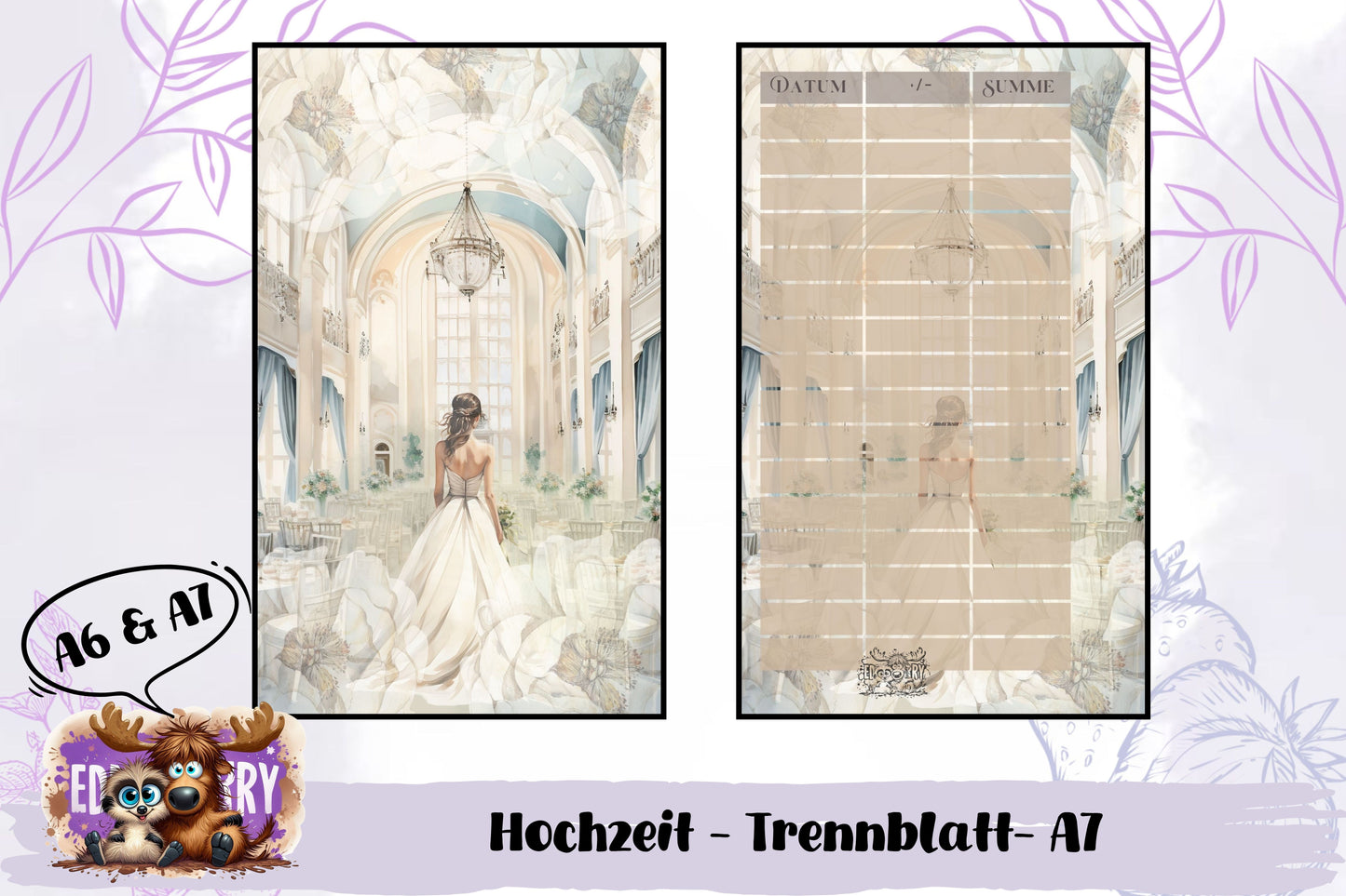 Spare für deine Hochzeit (A6 & A7) – Die ultimative Hochzeitschallenge