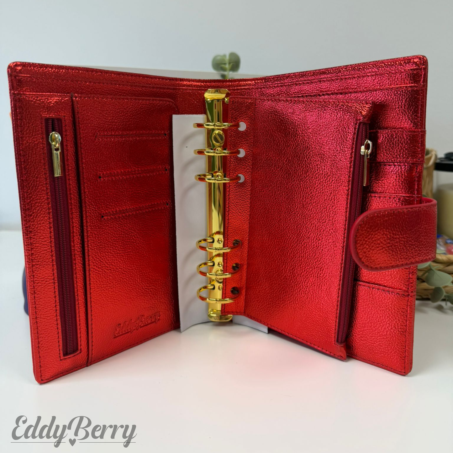 De Luxe Binder | A6 | Candy Red | EddyBerry® Edition