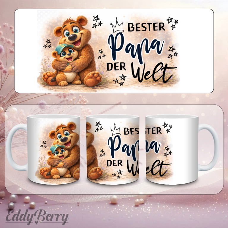 Beste Mama | Papa | Oma | Opa der Welt | Tasse | EddyBerry® Design