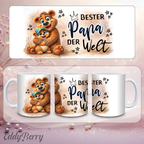 Beste Mama | Papa | Oma | Opa der Welt | Tasse | EddyBerry® Design