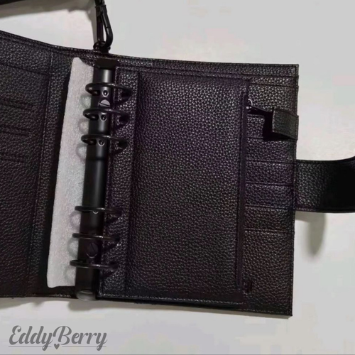 Classic Black Deluxe A6 Budget Binder | Exklusives EddyBerry® Design