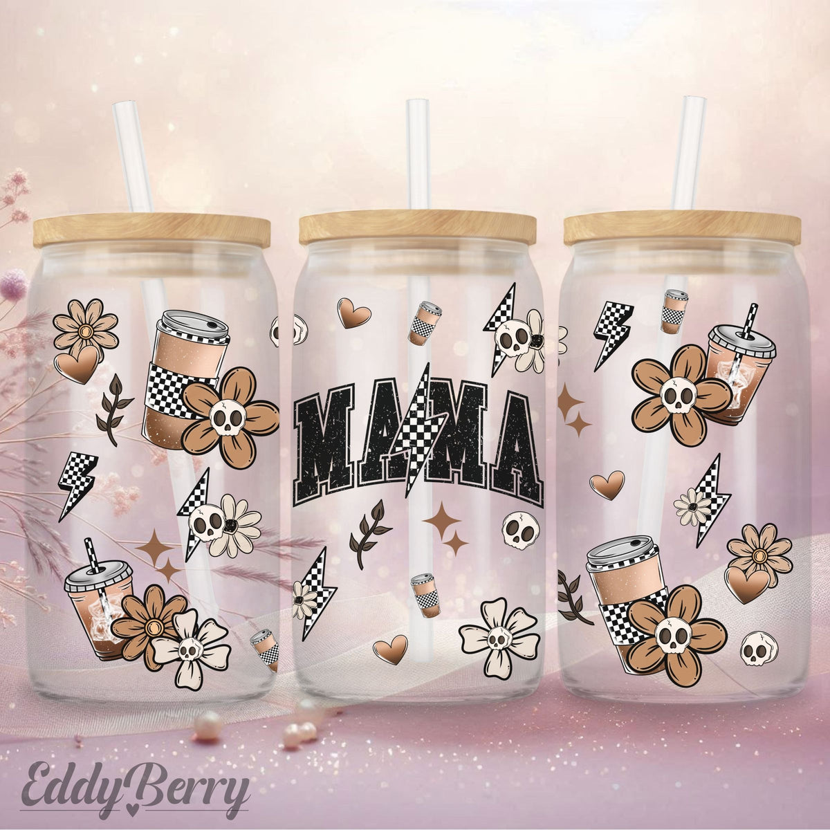 Mama  | 16oz Glas | EddyBerry® Design