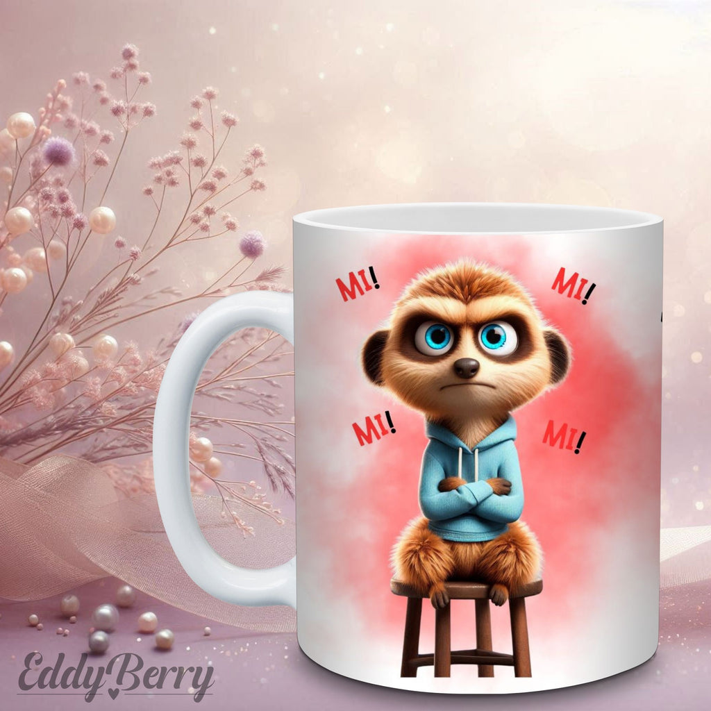 Keramikbecher mit Druck | Eddy MIMIMI | EddyBerry® Design
