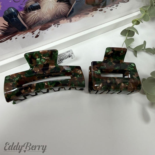 Haarclip „Green Marble“ | 2 Größen | MEETS Liveverkauf