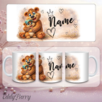 Personalisierte Tasse mit Name | EddyBerry® Design