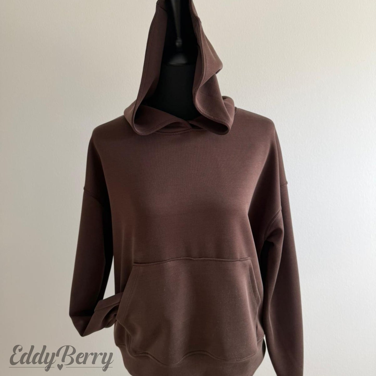 Oversize Hoodie Braun – One Size (bis Gr. 44 tragbar) | MEETS Liveverkauf