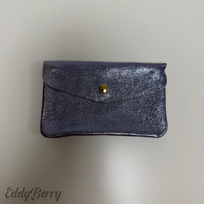 Echtleder Portemonnaie Metallic | MEETS Liveverkauf