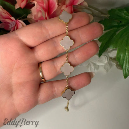 „Golden Clover“ - Kleeblatt-Armband