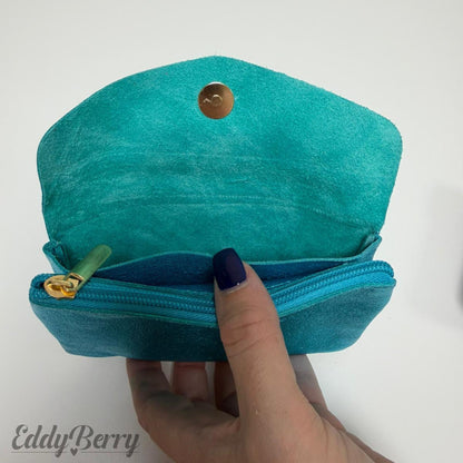 Echtleder Portemonnaie Metallic | MEETS Liveverkauf