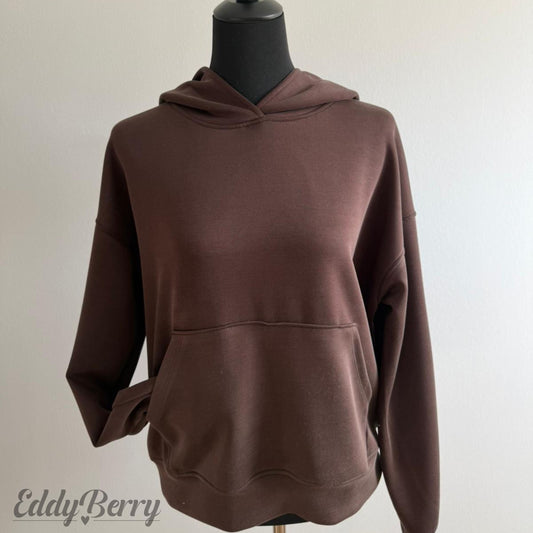 Oversize Hoodie Braun – One Size (bis Gr. 44 tragbar) | MEETS Liveverkauf