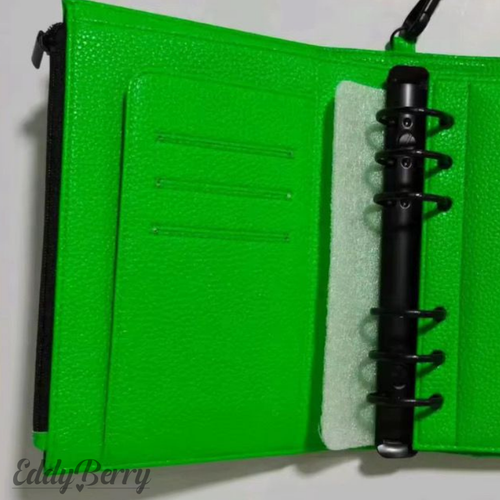 Neon Green Deluxe A6 Budget Binder | Exklusives EddyBerry® Design