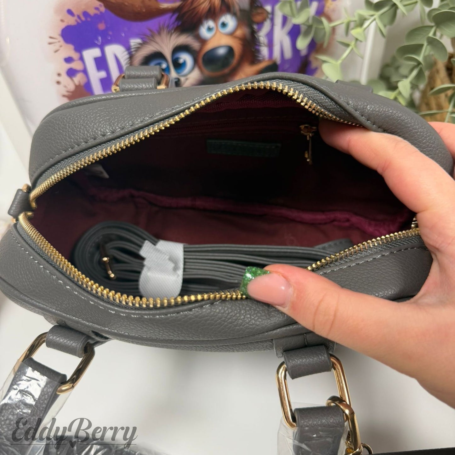 COCONUDA Handtasche Set – Grau | MEETS Liveverkauf