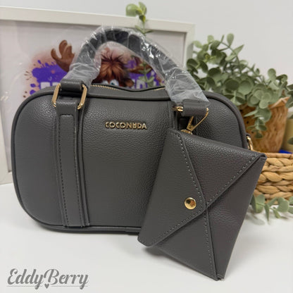 COCONUDA Handtasche Set – Grau | MEETS Liveverkauf