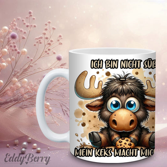 Tasse „Ich bin nicht süß“