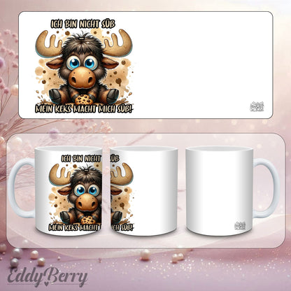 Tasse „Ich bin nicht süß“