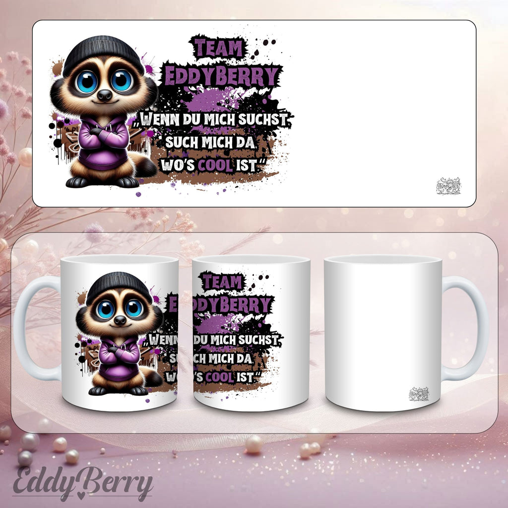 Keramikbecher mit Druck | Team EddyBerry | EddyBerry® Design