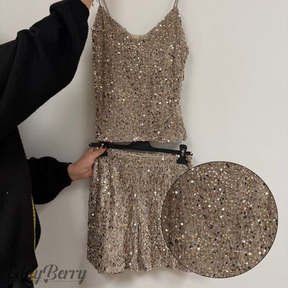 Pailletten Zweiteiler – Glitzer Set | MEETS Liveverkauf