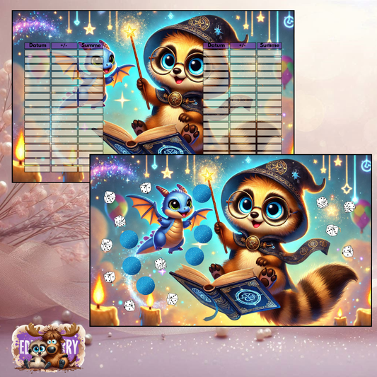 Drachen Flug | A6 Einheft-Challenge | EddyBerry® Design