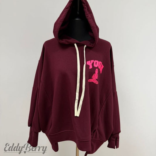 Yoga Hoodie Oversize – One Size (bis Gr. 46 tragbar) | MEETS Liveverkauf