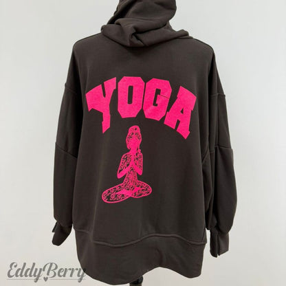 Yoga Hoodie Oversize – One Size (bis Gr. 46 tragbar) | MEETS Liveverkauf