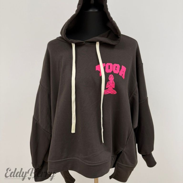 Yoga Hoodie Oversize – One Size (bis Gr. 46 tragbar) | MEETS Liveverkauf
