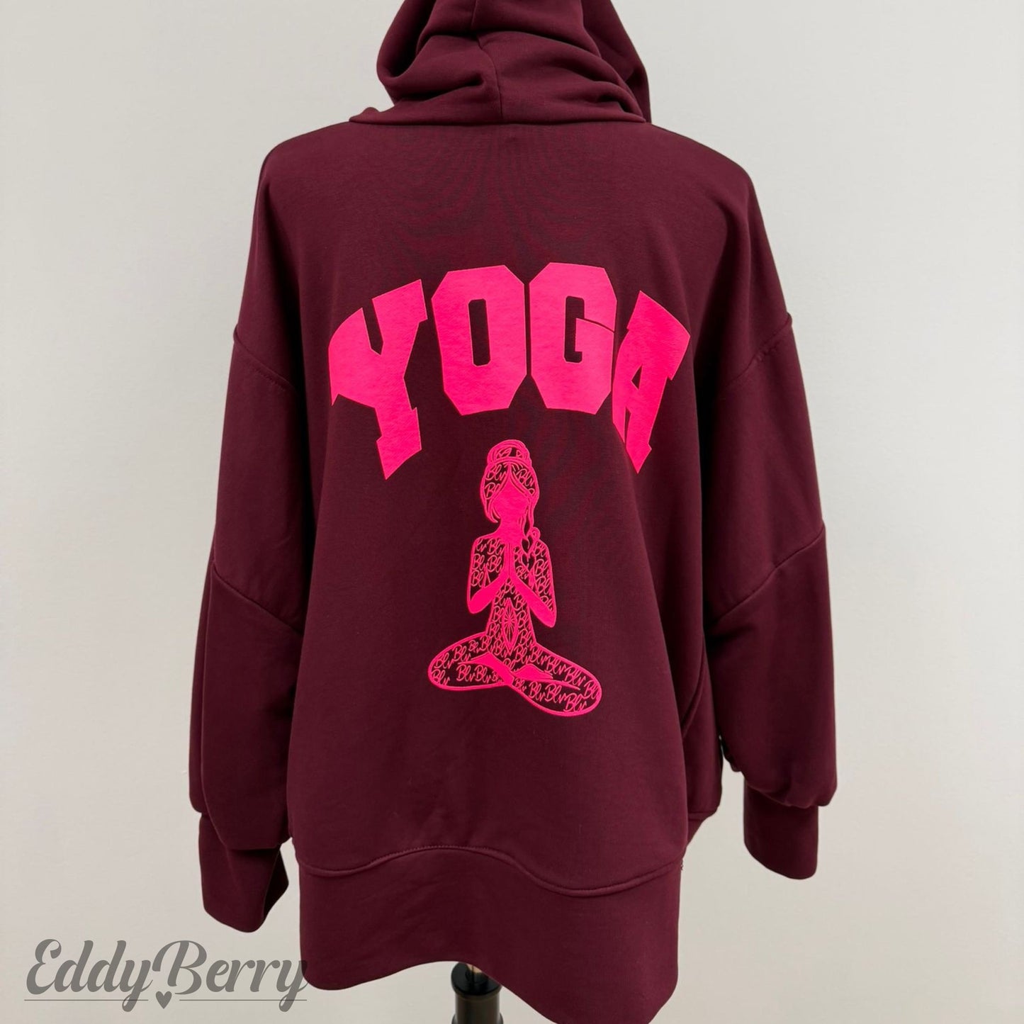 Yoga Hoodie Oversize – One Size (bis Gr. 46 tragbar) | MEETS Liveverkauf