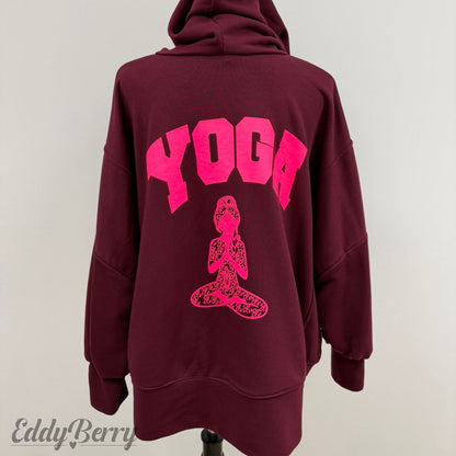 Yoga Hoodie Oversize – One Size (bis Gr. 46 tragbar) | MEETS Liveverkauf