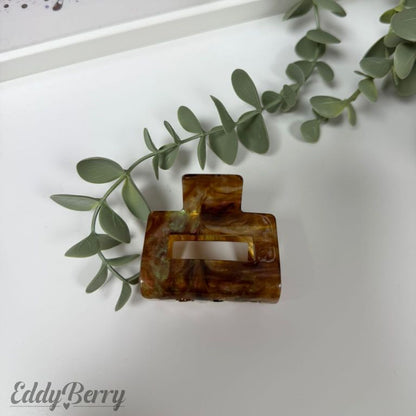 Haarclip Braun Marmor Optik | 3 Größen | MEETS Liveverkauf